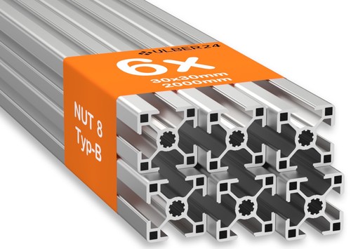 Aluprofil 30x30 nut typ - 30x30, b