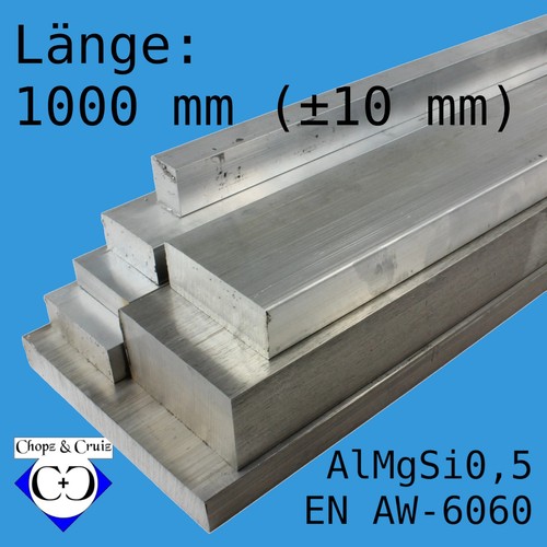 Alu aluminium flachstange - aluminium,