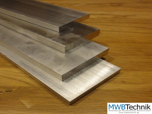 Alu aluminium flachstange 100 - alu,